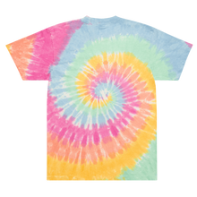 Load image into Gallery viewer, TZSS Embroidered Oversized Tie-Dye T-Shirt