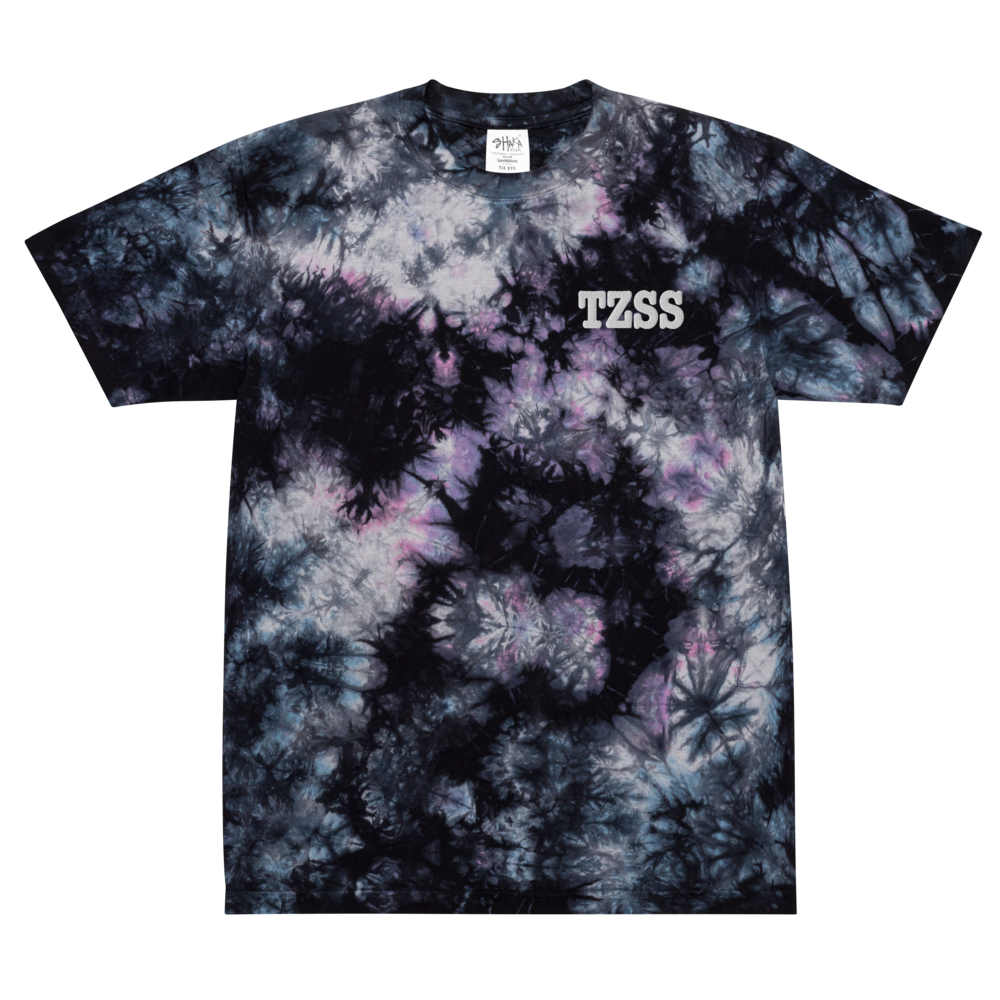 TZSS Embroidered Oversized Tie-Dye T-Shirt